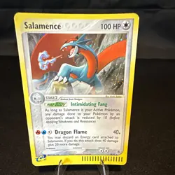 Nintendo Pokemon TCG Salamence EX Dragon 19/97 Holo Rare EN 100 HP 2003 - Image 1
