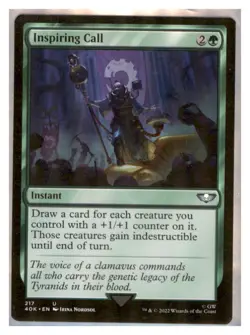 MTG - #217 Inspiring Call - Universes Beyond: Warhammer 40,000 - Image 1