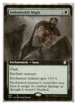 MTG - #309 Indomitable Might (Extended Art) - AFR - Image 1