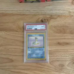 1999 POKEMON FOSSIL 1ST EDITION #10 LAPRAS-HOLO PSA 8 QUICK SHIP AMAZING 🔥🔥🔥 - Image 1