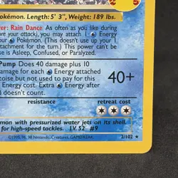 Blastoise 2021 Pokemon Celebrations Classic Collection Holo Foil 2/102 - Image 4