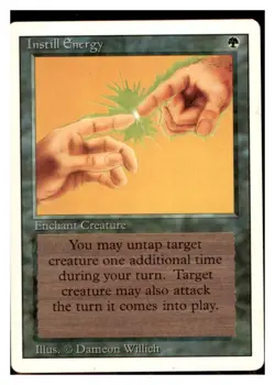 MTG - # Instill Energy - Unlimited Edition - Image 1