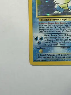 Pokemon TCG Blastoise Celebrations Classic Collection 2/102 Holo Card English - Image 2