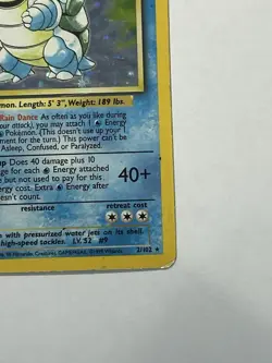 Pokemon TCG Blastoise Celebrations Classic Collection 2/102 Holo Card English - Image 5