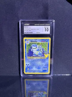 CGC 10 Blastoise 2/102 Celebrations Classic Collection Holo Pokemon 2021 - Image 1