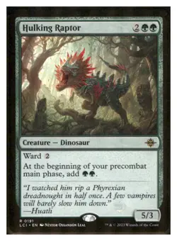 MTG - #191 Hulking Raptor - The Lost Caverns of Ixalan - Image 1