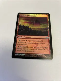MTG Madblind Mountain Shadowmoor Foil Nm (Z) - Image 2