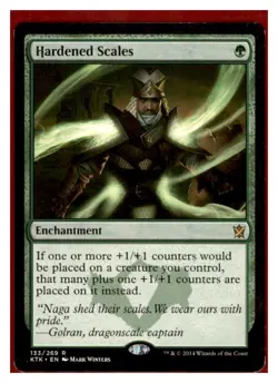 MTG - #133 Hardened Scales - Khans of Tarkir - Image 1
