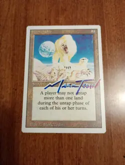 1994 MTG - Revised(3rd) - WINTER ORB - Rare - Shadow Signed By Mark Tedin - EX - Image 1