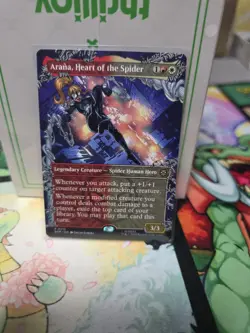 NM Borderless Arana, Heart of the Spider, MTG, Marvel's Spider-Man, Magic, 213 - Image 1