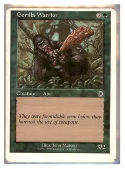 MTG - # Gorilla Warrior - Battle Royale Box Set - Image 1