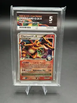 Charizard LV.X DP45 Holo Promo Black Star Diamond Pearl Pokemon Card Ace 5 - Image 1