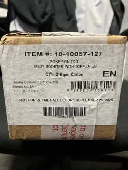SEALED CASE 6x Booster Box Enhanced Mega Evolution ME01 Pokemon TCG - Image 1
