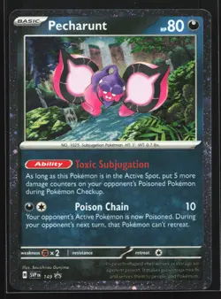 Pokemon Pecharunt SVP 149 Scarlet & Violet Cosmos Holo Black Star Promo NM - Image 1