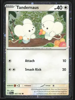Pokemon Tandemaus 167/193 Paldea Evolved Cosmos Holo Promo NM - Image 1