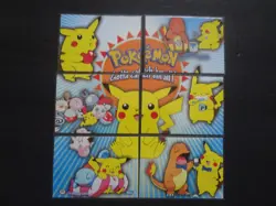 2000 Topps Pokemon TV Animation Series 3 Complete Puzzle Set P01-P06 1st Lot - Image 1