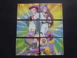 2000 Topps Pokemon TV Animation Series 3 Complete Puzzle Set P01-P06 1st Lot - Image 2