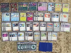Marnie's Grimmsnarl ex Froslass Pokemon TCG Deck Tournament Ready Blue Sleeves - Image 1