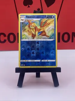 Floatzel 023/072 Shining Fates Pokemon TCG Reverse Holo Common 2021 NM - Image 2