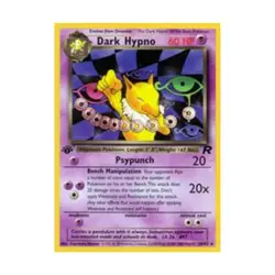 Pokemon Pokemon Team Rocket Dark Hypno (26) (R) #26 (1st Ed) NM - Image 1