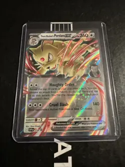 Pokemon TCG Team Rocket’s Persian ex SVP 218 Sv: Destined Rivals Promo NM - Image 1