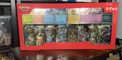Pokemon TCG Prismatic Evolutions Costco 8 Mini-Tin Bundle w/ Promo Cards NEW - Image 1