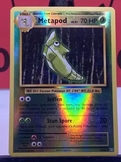 Metapod 4/108 Evolutions Pokemon TCG Reverse Holo Uncommon 2015 VLP - Image 3