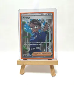 Pokemon Amarys 132 Near Mint Ultra Rare Prismatic Evolutions EN - Image 1