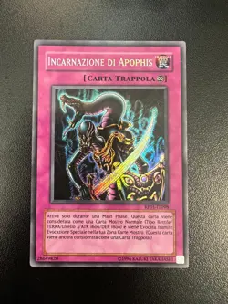 Yugioh ITALIAN Embodiment of Apophis RP01-IT098 EN098 Secret Rare Lightly Played - Image 1