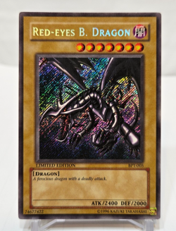 Red-Eyes B. Dragon BPT-005 Secret Rare Limited Edition Promo Yugioh 7721 - Image 1