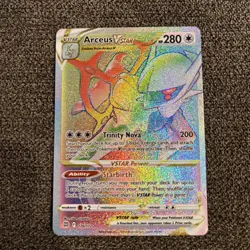 Pokemon TCG Arceus VSTAR Holo Secret Rare Card 176/172 Brilliant Stars - Image 1