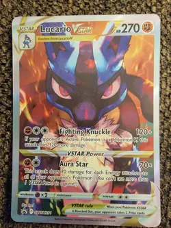 Lucario VSTAR SWSH291 Sword & Shield Promo Holo Card NM Condition - Image 1