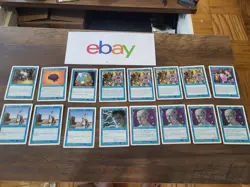 - 5th Edition Lot of 16 Magic the Gathering MTG Cards 1997 All Blue DRAIN POWER - Image 1