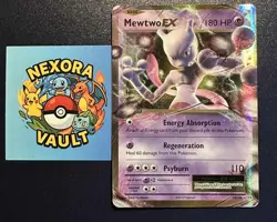 Pokemon Mewtwo EX TCG Card 52/108 XY Evolutions 2016 Near Mint Mint Condition - Image 2