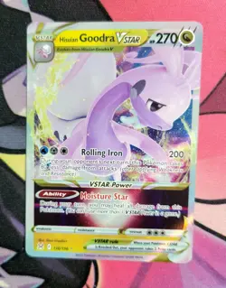 Hisuian Goodra VSTAR 136/196 Lost Origin Ultra Rare Holo Pokemon TCG Card NM - Image 1