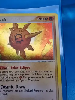 Solrock 13/100 NM Holo EX Sandstorm Rare Pokemon TCG Card - Image 5