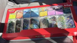 Pokemon Prismatic Evolutions 8 Mini Tins with Promo Cards Costco 2 Pack! - Image 1