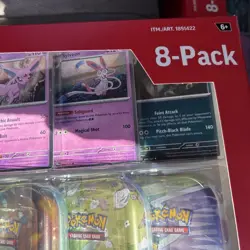 Pokemon Prismatic Evolutions 8 Mini Tins with Promo Cards Costco 2 Pack! - Image 4