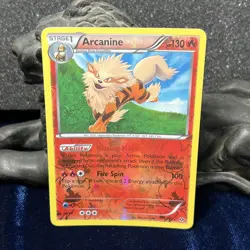 Arcanine B&W Next Destinies 12/99 Reverse Holo Rare Pokemon Card - Image 1