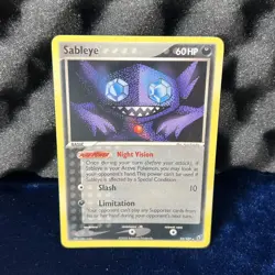 Sableye EX Deoxys 23/107 Non Holo Rare Pokemon Card - Image 1