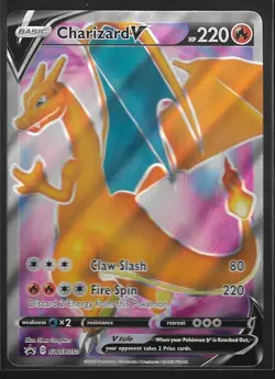 Pokemon Card TCG - Charizard V SWSH050 Black Star Promo Champion's Path NM - Image 1