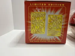 SEALED Vintage 1999 Burger King 23k Gold Plated Pokemon Card - Mewtwo - Image 4