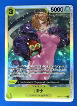 500 Years in the Future Lilith #OP07-111 FOIL ONE_PIECE CARD Super Rare - Image 1