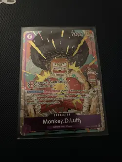 One Piece TCG Monkey D. Luffy OP07- 073 R Card Bandai Card Game Fest 25/26 Promo - Image 1