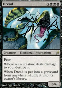 1 x Dread - Lorwyn - Heavy Play - MTG - Image 1