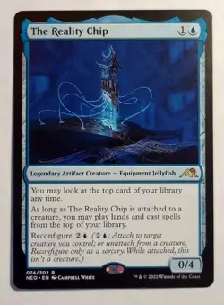 MTG - The Reality Chip - Kamigawa: Neon Dynasty 074/302 - Regular Rare - Image 1