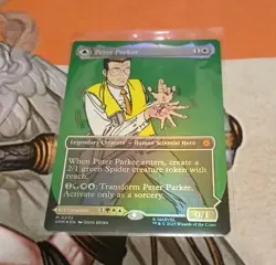 Peter Parker (0232) (Borderless FOIL) Marvel's Spider-Man Pack Fresh MTG MINT🔥 - Image 1