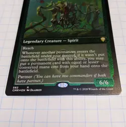 MTG Foil Etched Kodama of the East Tree CMR 582 NM Rare Commander Legends - Image 3