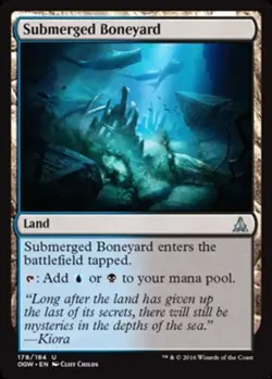 4 x Submerged Boneyard - Oath of the Gatewatch - Uncommon - Near Mint - Image 1