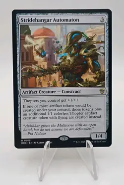 Stridehangar Automaton DRC 0019-Commander Aetherdrift-Rare Reg 2025 Magic MTG NM - Image 2